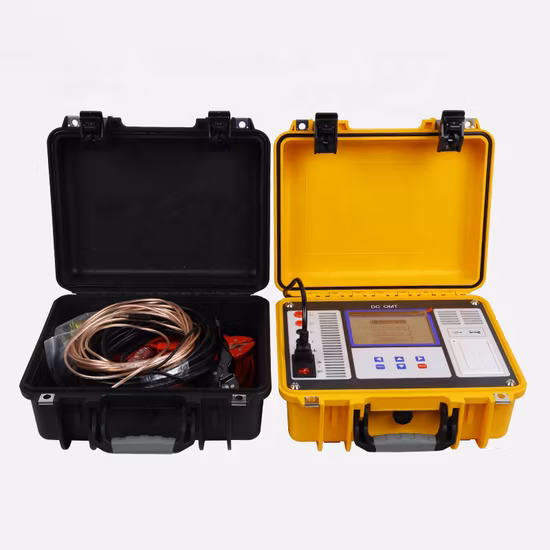 Тестер сопротивления постоянного тока 10А для испытания сопротивления обмотки постоянного тока трансформатора